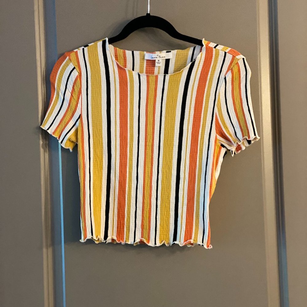 Women's Crop Top, Multi-colored, Size Medium